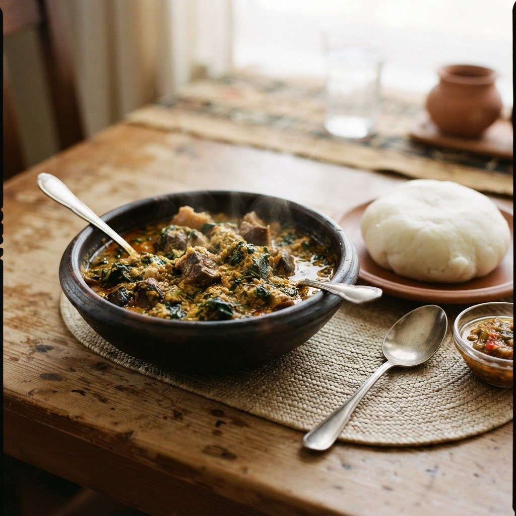 Egusi & Pounded Yam